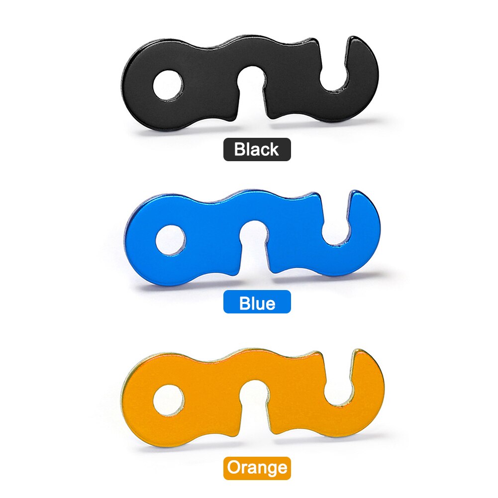 Cheap Goat Tents 10pcs Adjustable Camping Tent Cord Rope Buckle S Type Tensioners Fastener Kit Outdoor Camping Tents Securing Accessories   